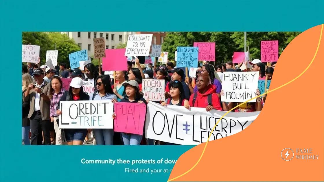 How protests impact local communities