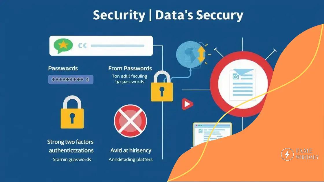 Strategies to secure your personal data