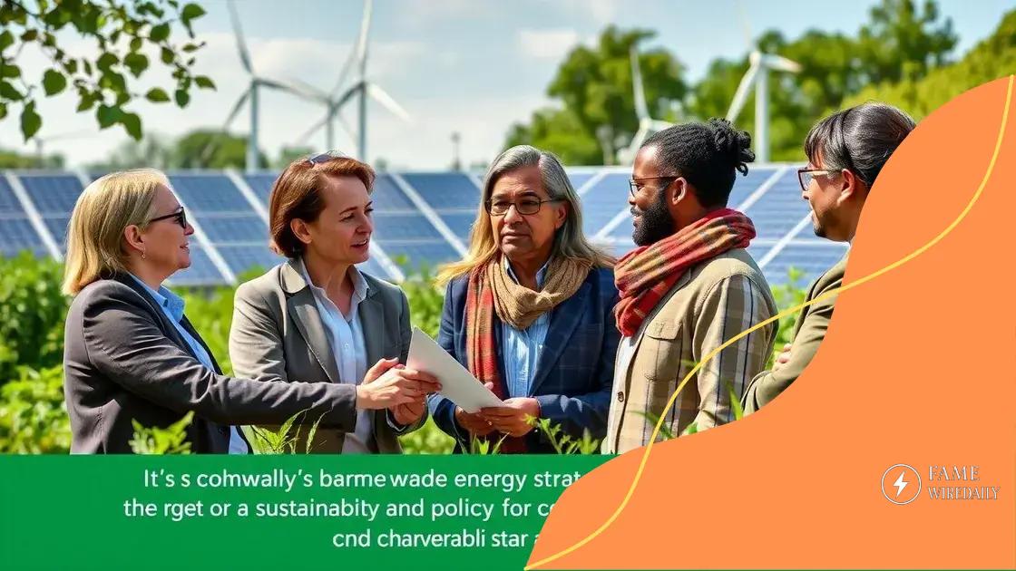 Impact of policy changes on sustainability