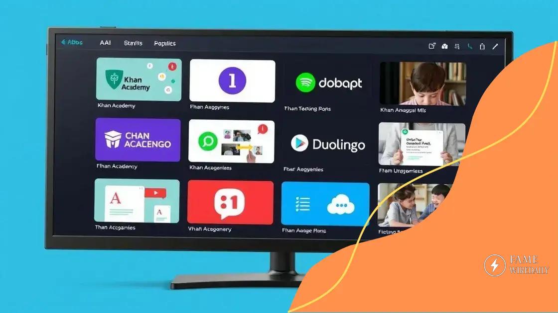 Popular AI education tools for students